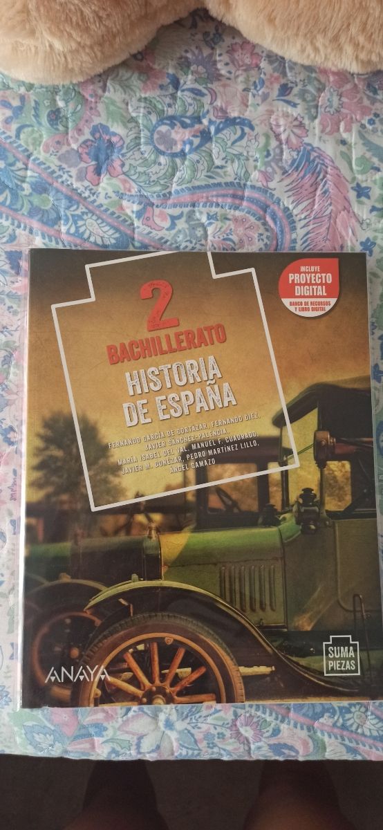 Libro Anaya 2° Bach Historia de España