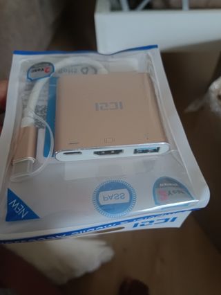 Adaptador móvil más cable hdmi