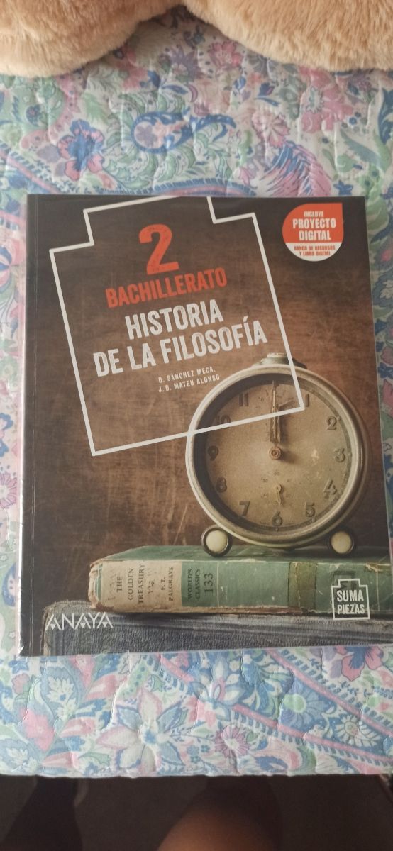 Libro Anaya 2° Bach Filosofía