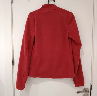 Sudadera Polar Quechua Mujer bordó