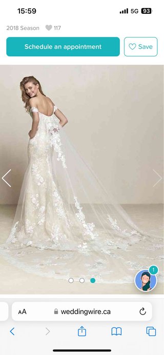 Vestido de novia Dria Pronovias