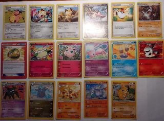 Lote cartas pokemon antiguas 2. Normales.