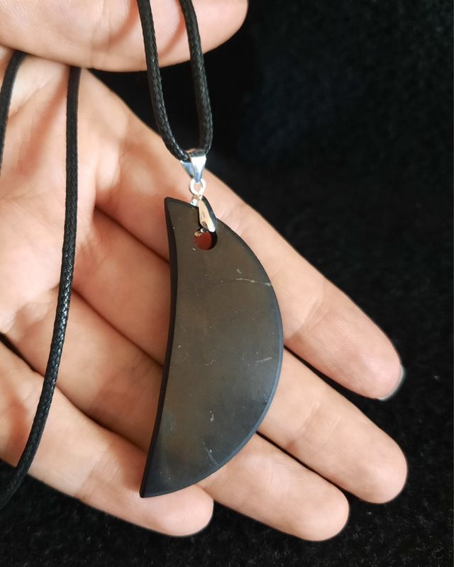 Colgante de Shungita y Plata de Ley