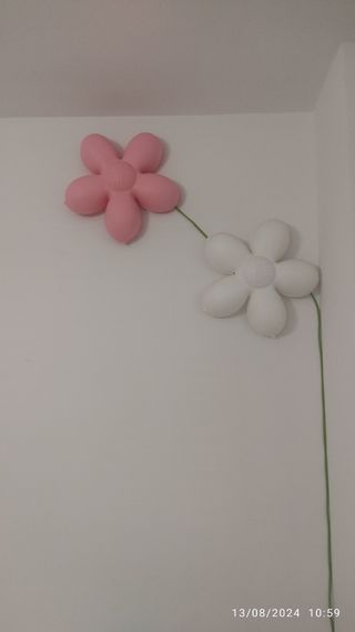Lamparas infantiles flor ikea