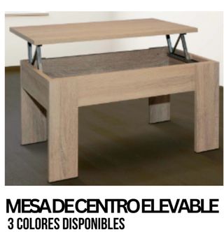 MESA DE CENTRO ELEVABLE