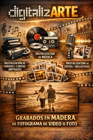 Digitalización videos/negativos. Grabados madera