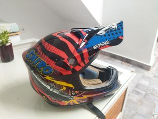 Casco moto niño 