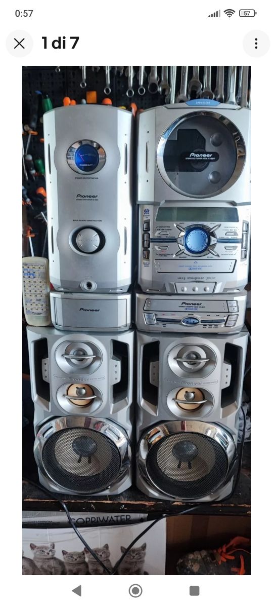 Pioneer XC IS21T hi fi stereo con secondo lettore