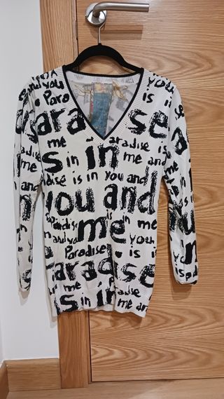 Jersey fino blanco Desigual