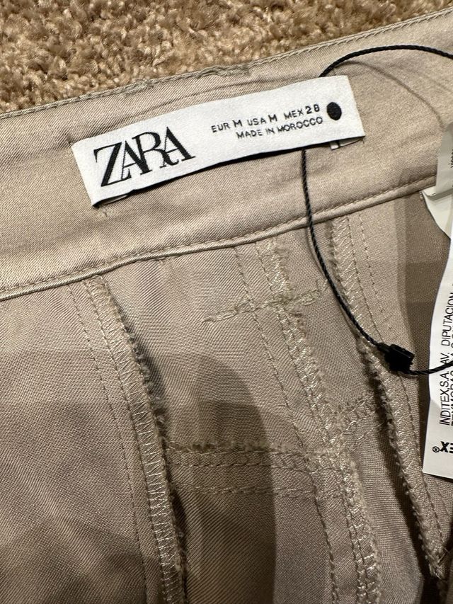 Pantalón paracaidista satinado