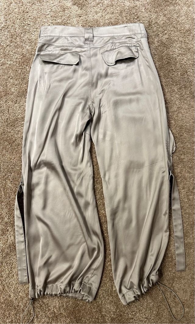 Pantalón paracaidista satinado