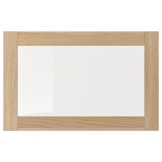 Puerta Ikea besta cristal efecto roble