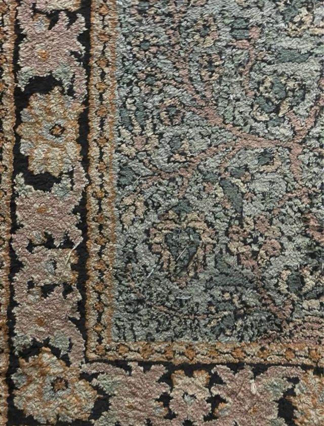 Tappeto persiano turchese