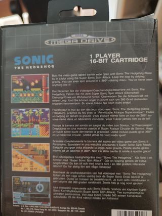 Sonic mega Drive 