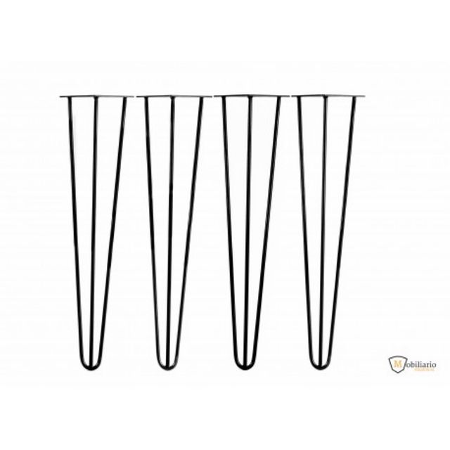 Conjunto 4 patas hairpinlegs hierro mesa