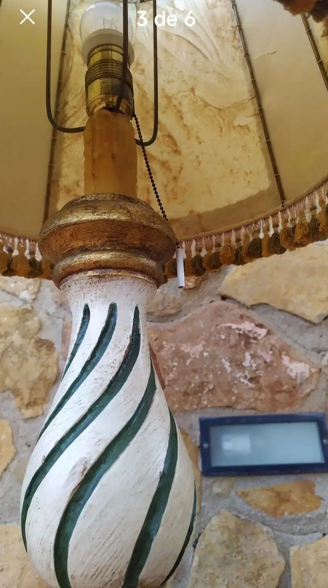 Lampara sobremesa antigua