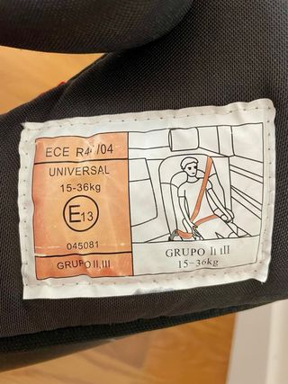 Silla coche 15 a 36 kg