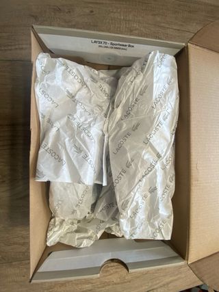 Bambas mujer Lacoste completamente nuevas