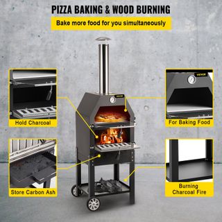 Forno a Legna Portatile per Pizza Barbecue da Este