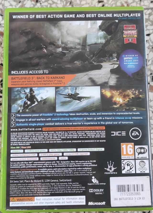 Battlefield 3 Xbox