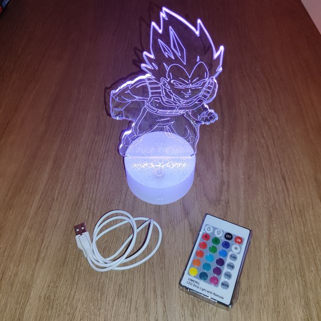 Lampara LED Vegeta - DragonBall