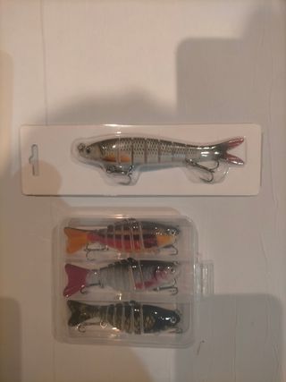 3 Señuelos ABS Articulados pesca 
