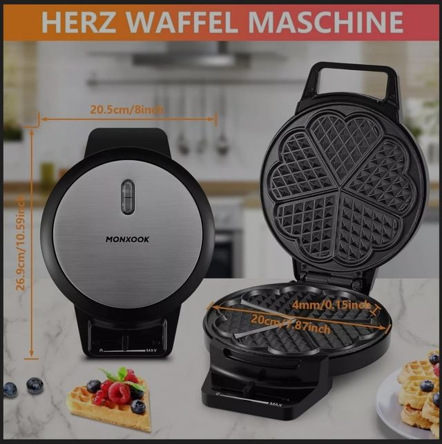 Piastra waffle nuova