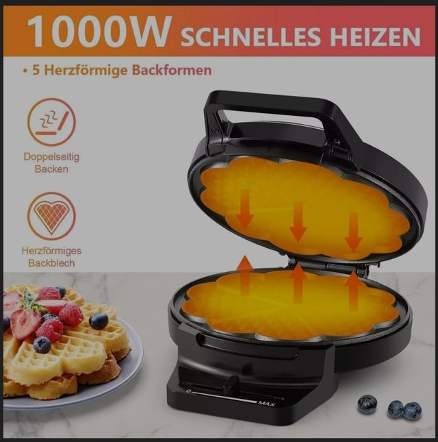 Piastra waffle nuova