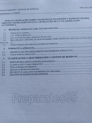 Temario Cuerpo Superior Facultativo