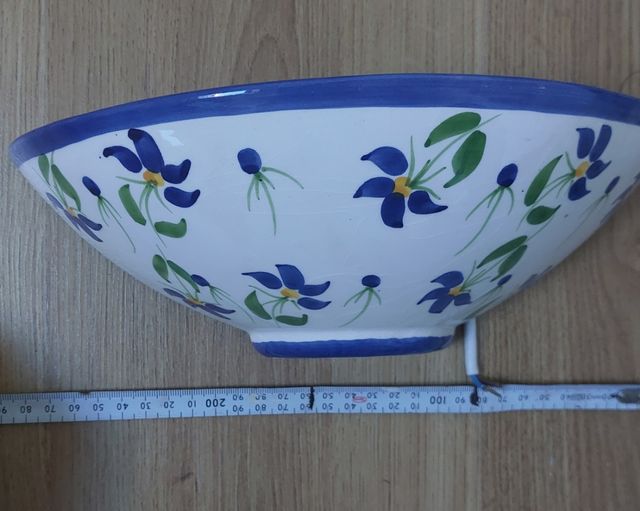 Lámpara aplique porcelana