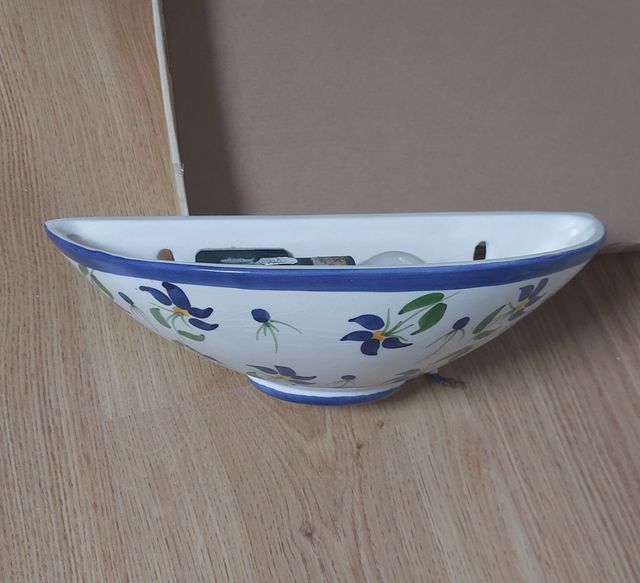 Lámpara aplique porcelana