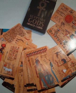 Baraja de cartas egipcias oraculo dioses