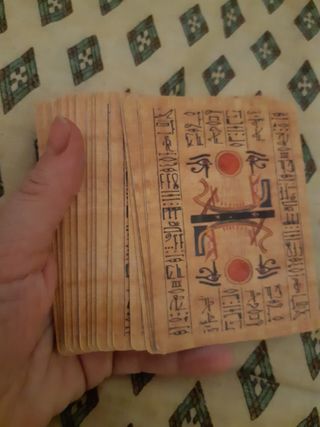 Baraja de cartas egipcias oraculo dioses