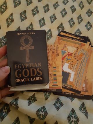 Baraja de cartas egipcias oraculo dioses