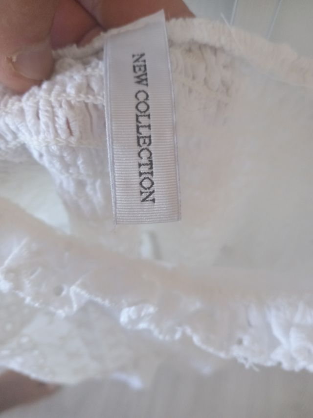 Vestito di cotone bianco