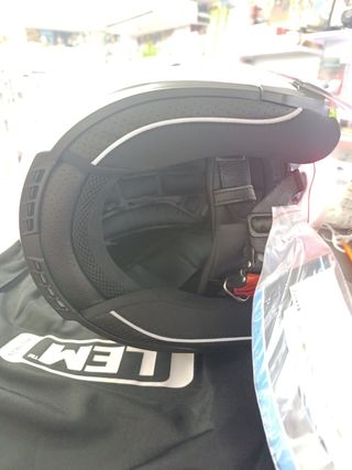 Casco LEM Jet Blanco Talla XXL 