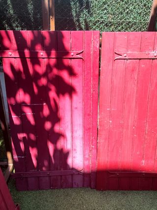 Contra ventana de madera
