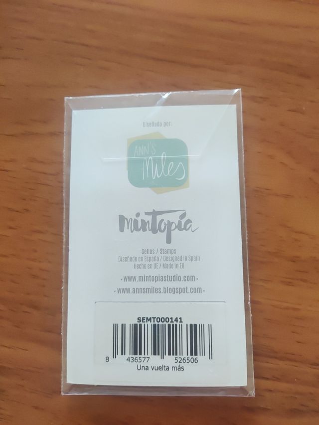 Sello acrílico una vuelta más mintopia