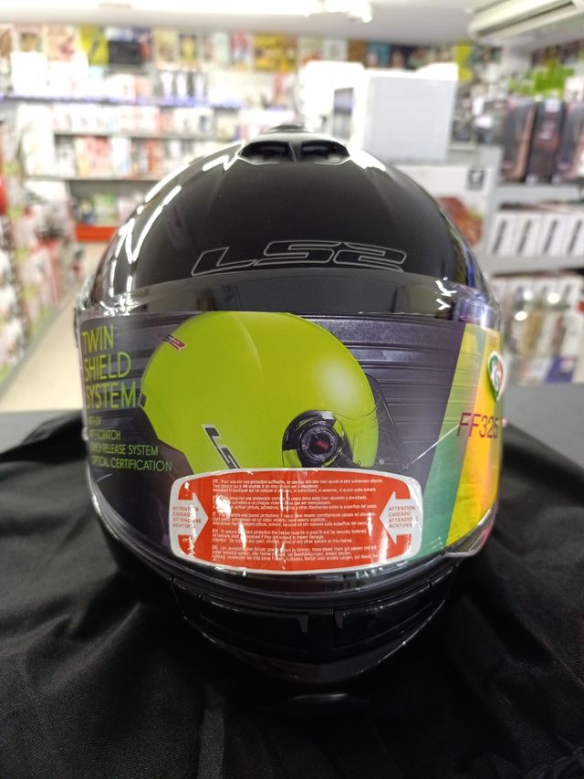 Casco LS2 Storbe Abatible Negro Talla XS