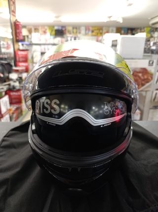 Casco LS2 Storbe Abatible Negro Talla XS