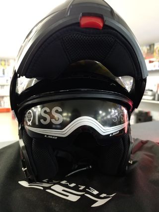 Casco LS2 Storbe Abatible Negro Talla XS