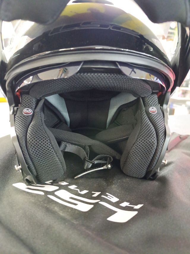 Casco LS2 Storbe Abatible Negro Talla XS