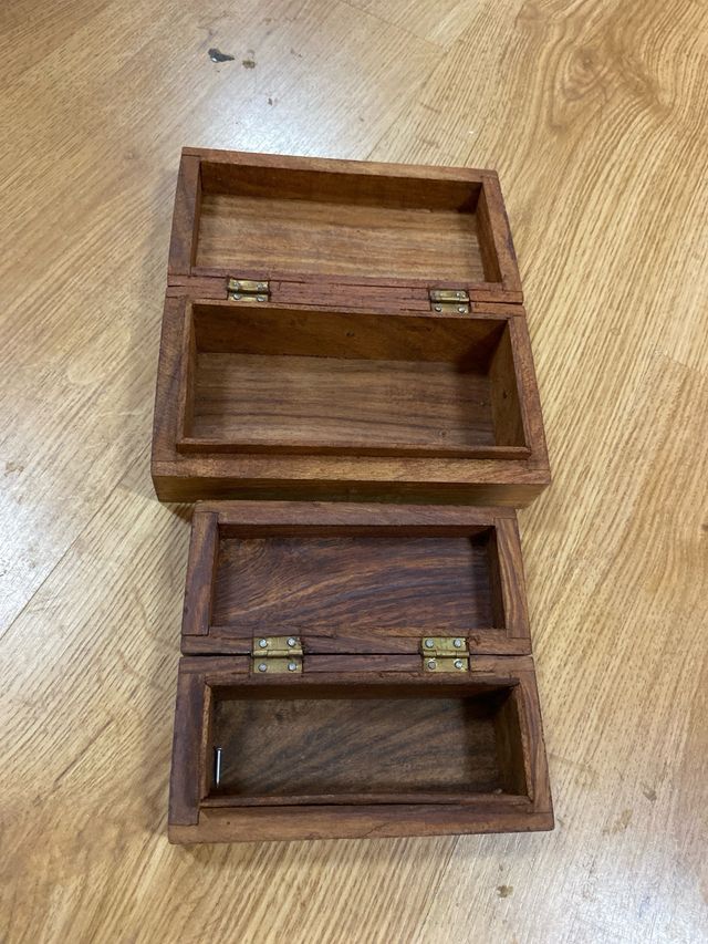 Cajas decoracion madera