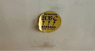 2 Fioriere da parere ceramiche bassano m. italy