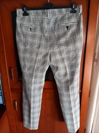 Pantalón de cuadros H&M