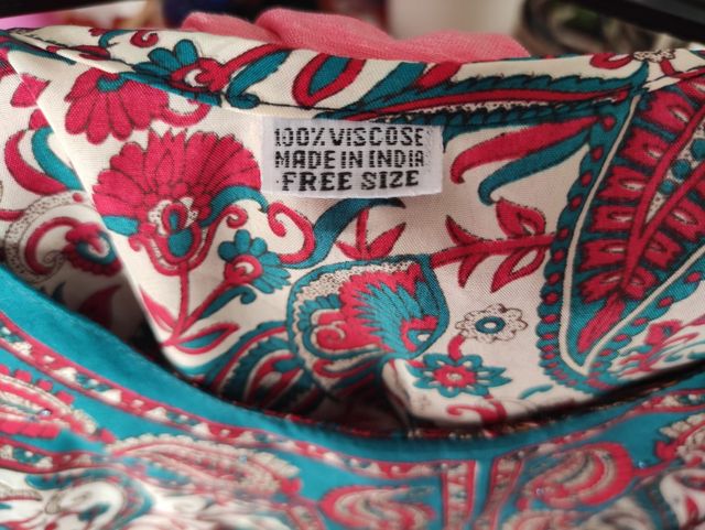 Túnica made in India talla única