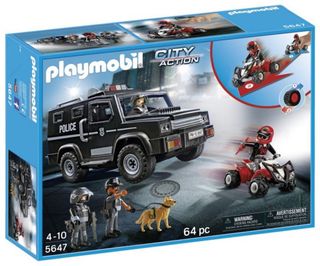 Playmobil 5647 City Fuerzas Especiales POLICIAS