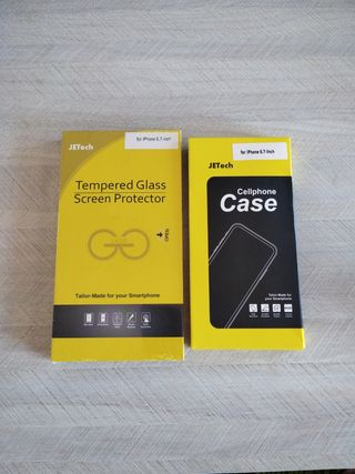 Pack funda y cristal iPhone 13 y 14