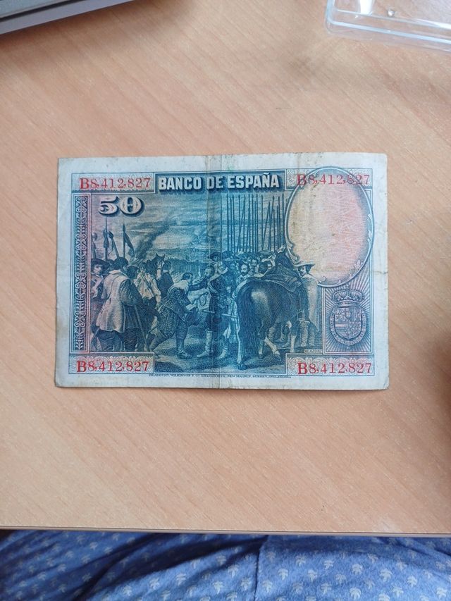 Billete 50 pesetas 1928