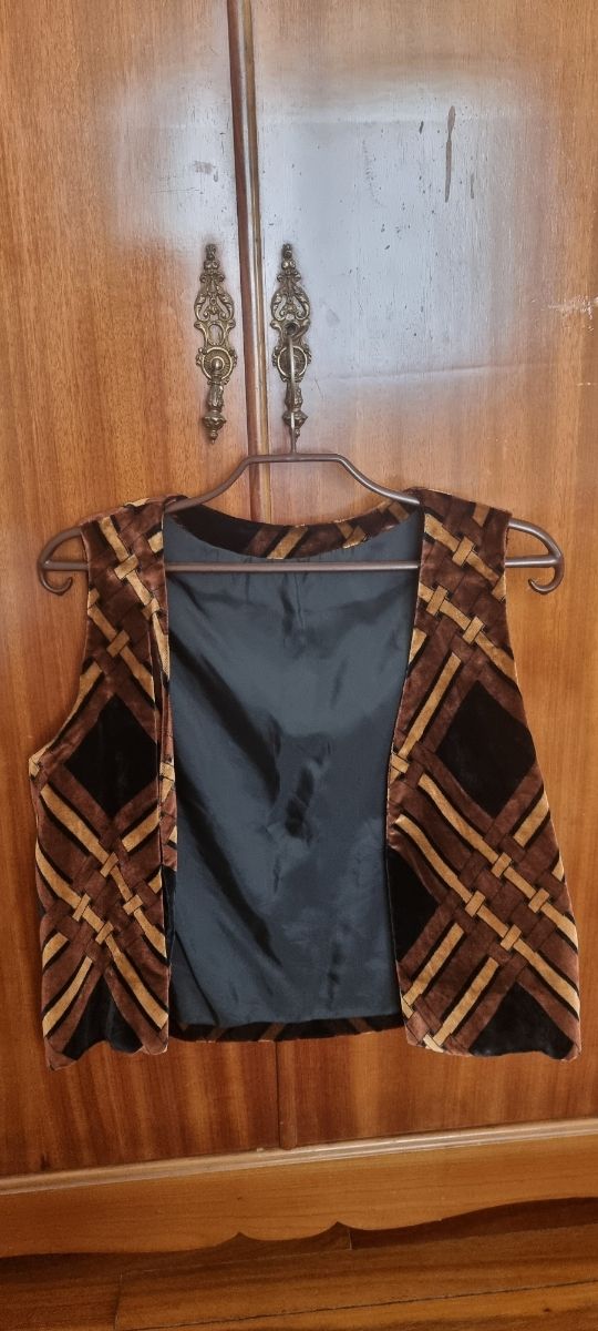 Conjunto terciopelo Vintage años 70. T 38